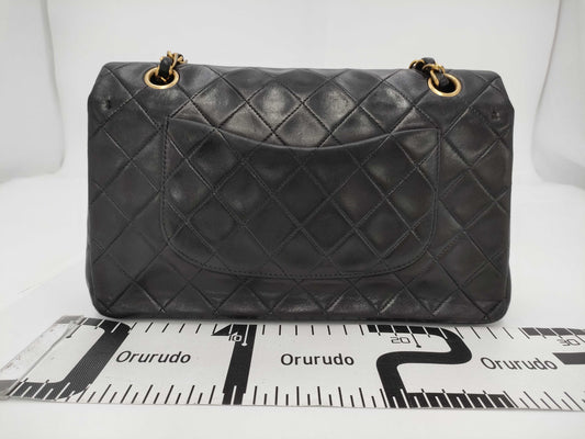 CHANEL Shoulder Bag W Flap Black