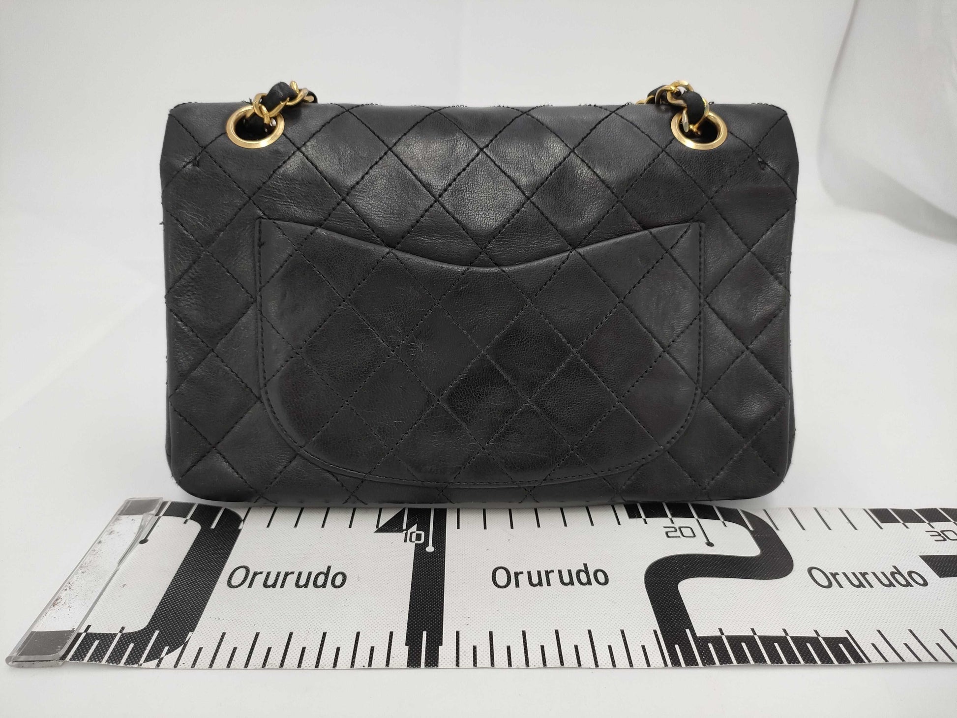 CHANEL Shoulder Bag W Flap Black