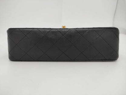 CHANEL Shoulder Bag W Flap Black