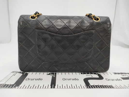 CHANEL Shoulder Bag W Flap Black