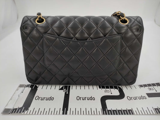 CHANEL Shoulder Bag W Flap Black