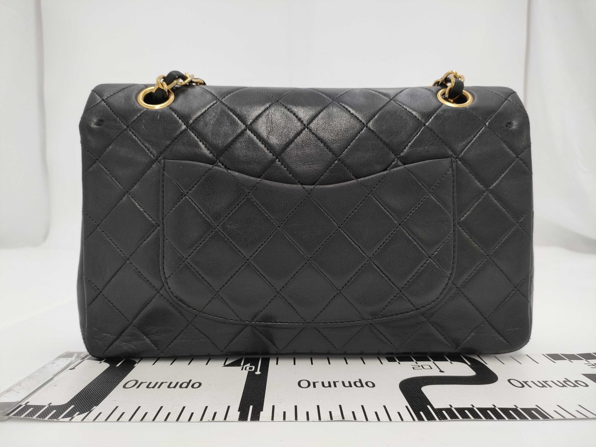 CHANEL Shoulder Bag W Flap Black