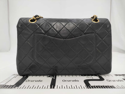 CHANEL Shoulder Bag W Flap Black