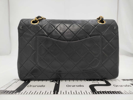 CHANEL Shoulder Bag W Flap Black