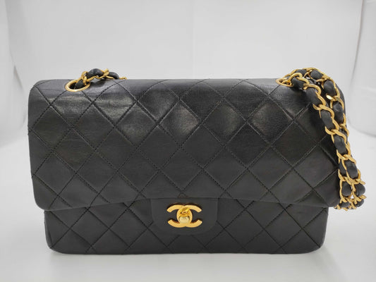 CHANEL Shoulder Bag W Flap Black