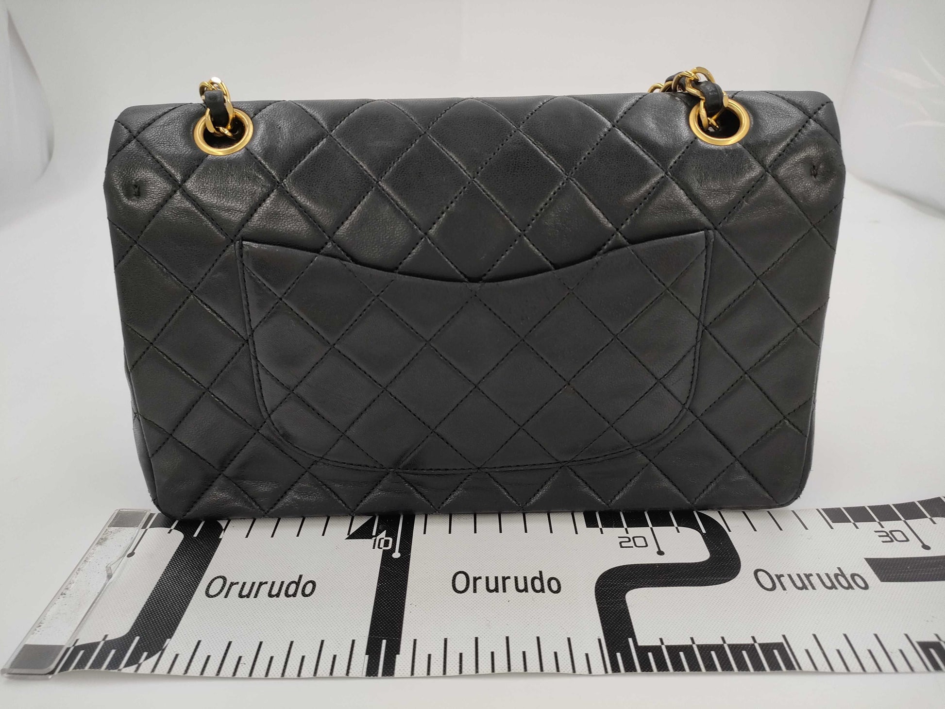 CHANEL Shoulder Bag W Flap Black