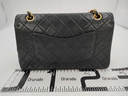 CHANEL Shoulder Bag W Flap Black
