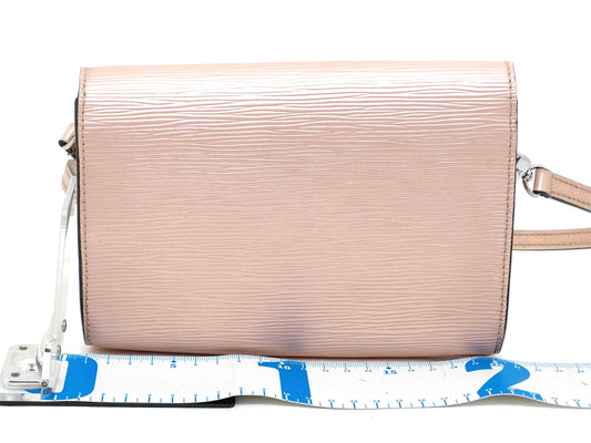 LOUIS VUITTON Epi LV Clutch Bag/Epi/Pochette Louise PM/Rose Pale Shoulder Bag