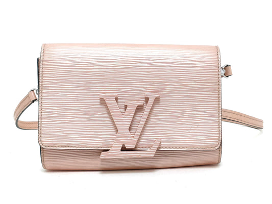 LOUIS VUITTON Epi LV Clutch Bag/Epi/Pochette Louise PM/Rose Pale Shoulder Bag