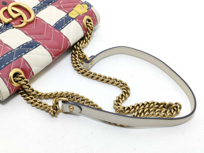 GUCCI GUCCI GUCCI GG Marmont Leather Shoulder Bag