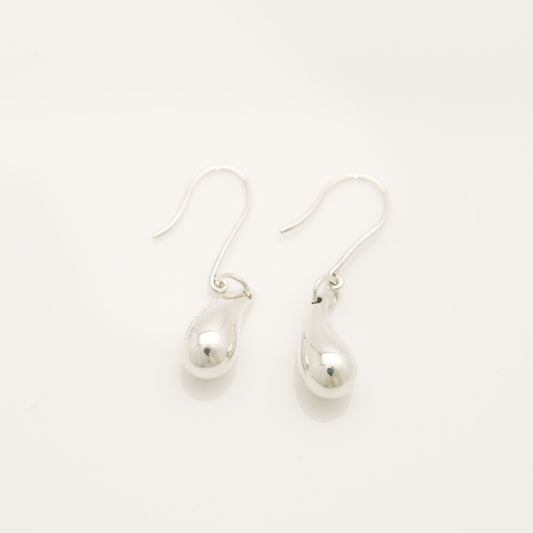 Tiffany & Co. Teardrop Earrings, 925 Sterling Silver, 3.53g