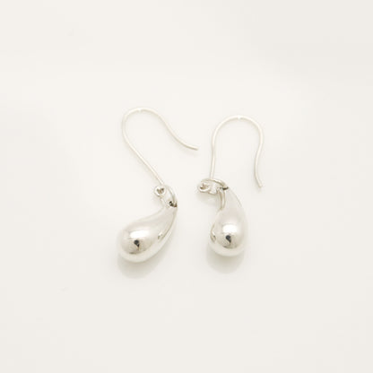 Tiffany & Co. Teardrop Earrings, 925 Sterling Silver, 3.53g