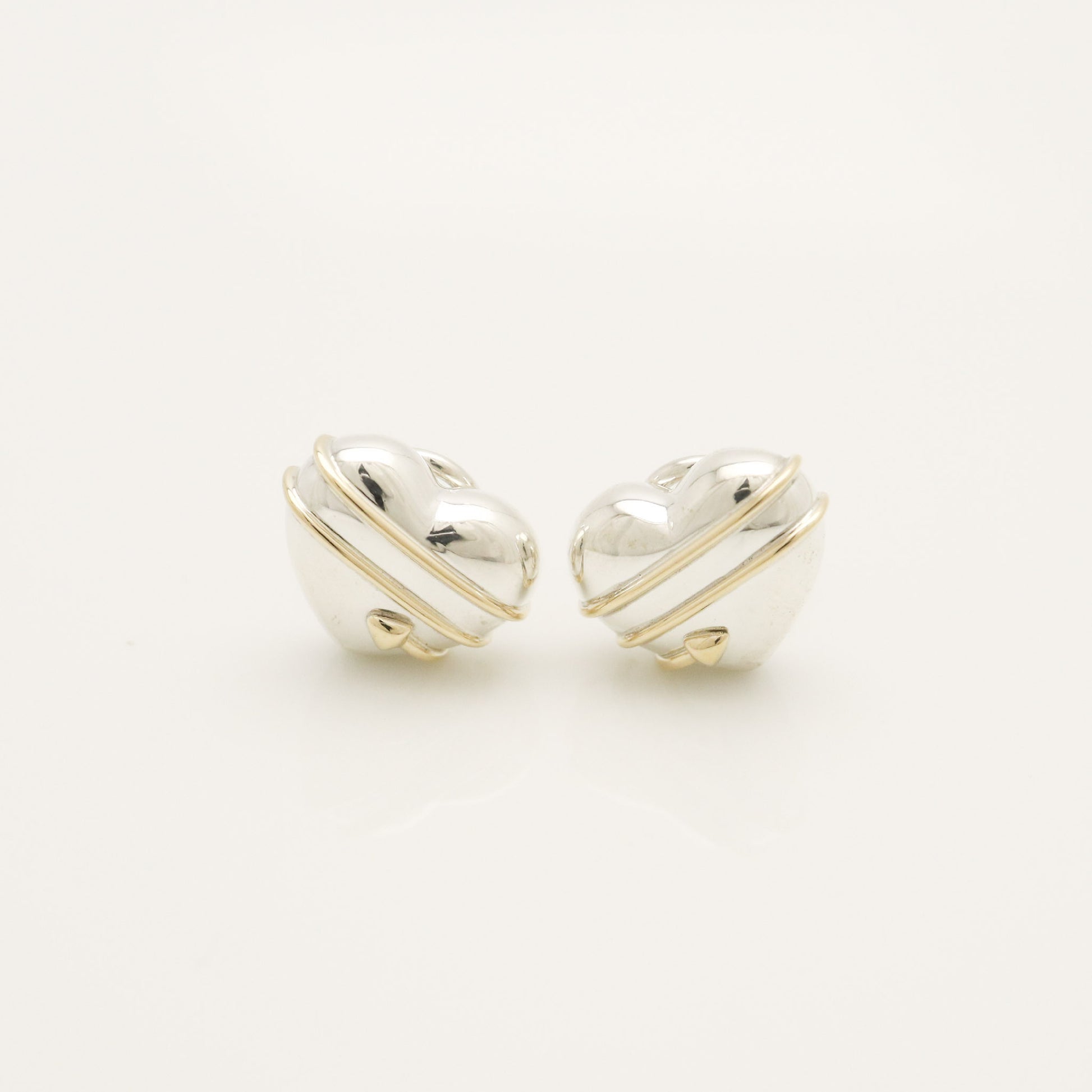Tiffany & Co. Heart and Arrow Earrings in Sterling Silver , Weight: 6.64g