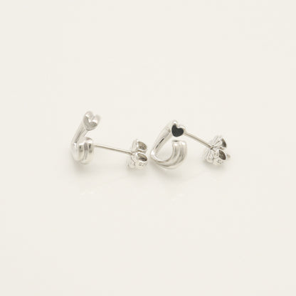 Tiffany & Co. TIFFANY & Co. Tenderness Heart Earrings, 925 Sterling Silver, Weight 1.9g