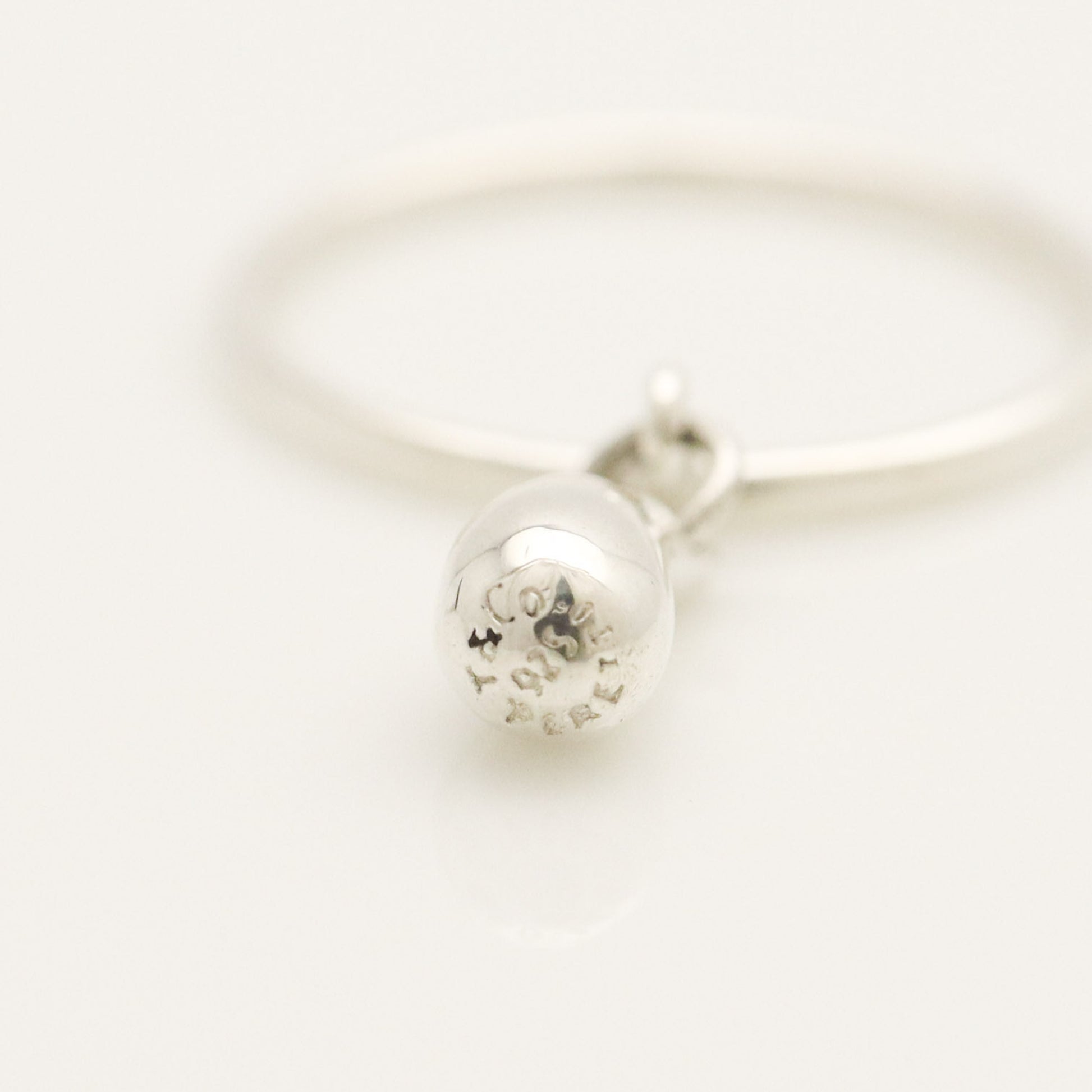 Tiffany & Co. Teardrop Ring, 925 Sterling Silver, 14.5g