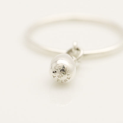 Tiffany & Co. Teardrop Ring, 925 Sterling Silver, 14.5g