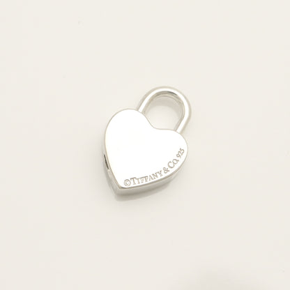 Tiffany & Co. Heart Lock HAPPY Charm, 925 Sterling Silver, 8.31g