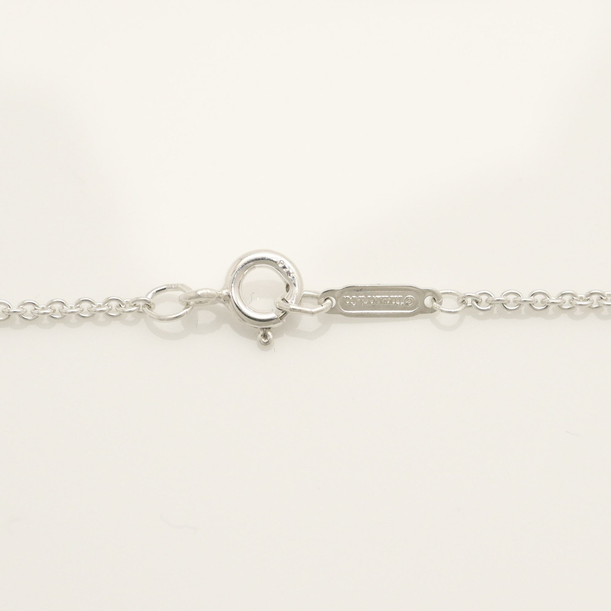 Tiffany & Co. Triple Heart Plate Necklace Pendant in Sterling Silver Weight: 2.58g