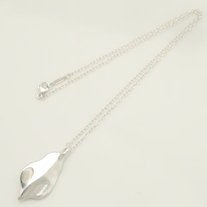 Tiffany & Co. Leaf Necklace Pendant, Sterling Silver , Weight: 8.76g