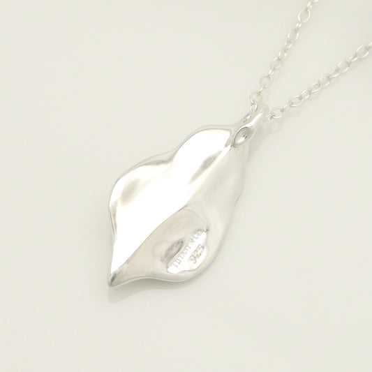 Tiffany & Co. Leaf Necklace Pendant, Sterling Silver , Weight: 8.76g