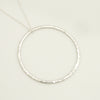 Tiffany & Co. TIFFANY & Co. Logo Barhamard Circle Necklace Pendant in Sterling Silver Weight: 3.02g