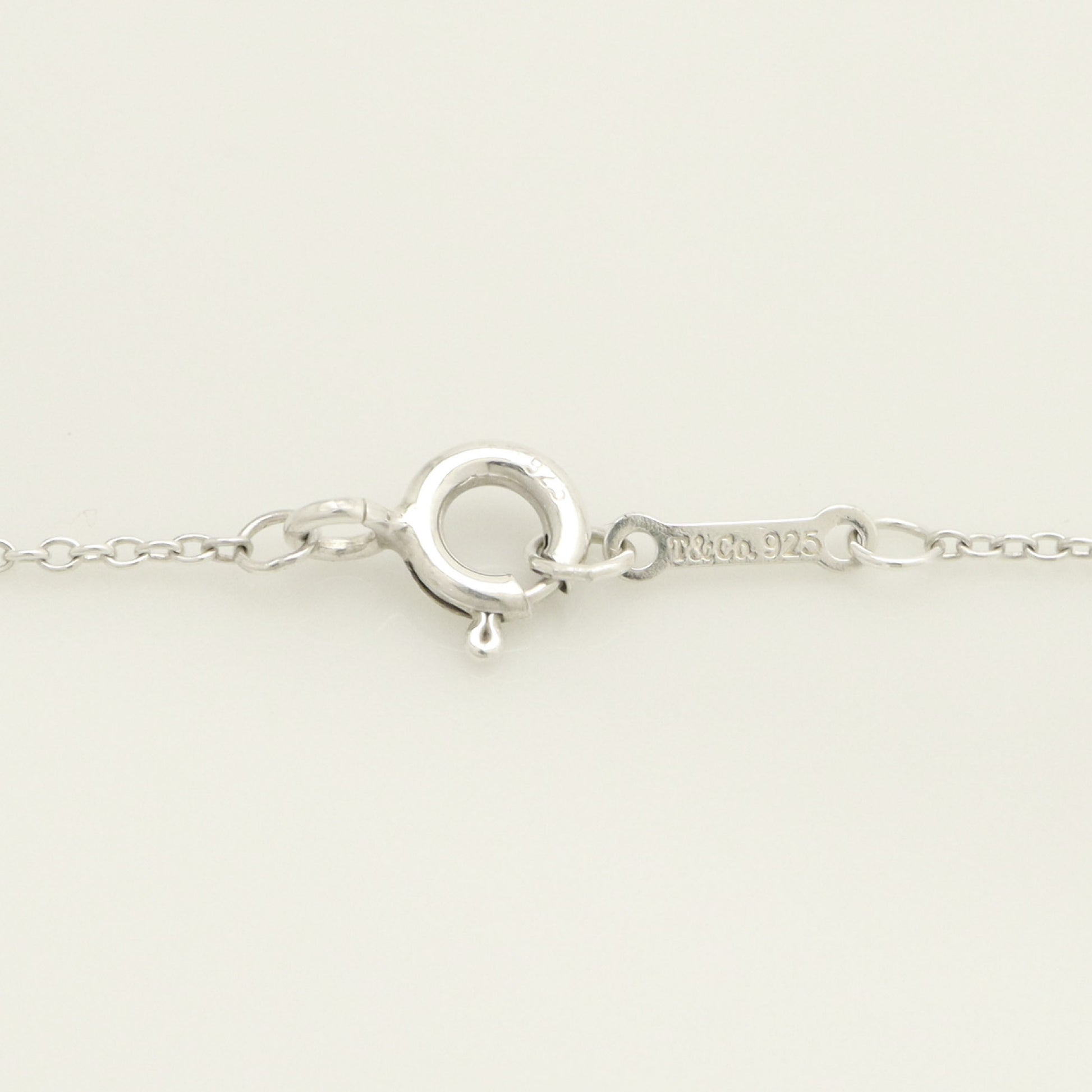 Tiffany & Co. Mini Loving Heart Necklace Pendant, 925 Sterling Silver, Weight 1.57g