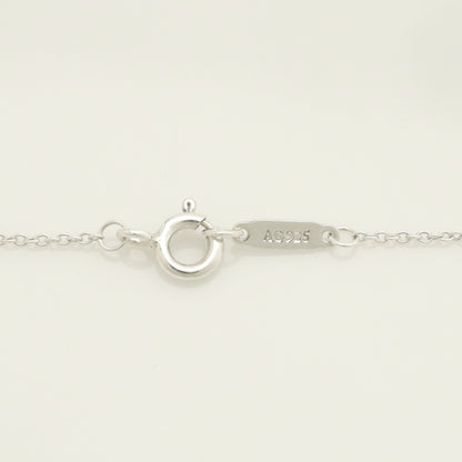 Tiffany & Co. Notes Letter Round Initial Y Disc Necklace in Sterling Silver - Weight: 3.01g