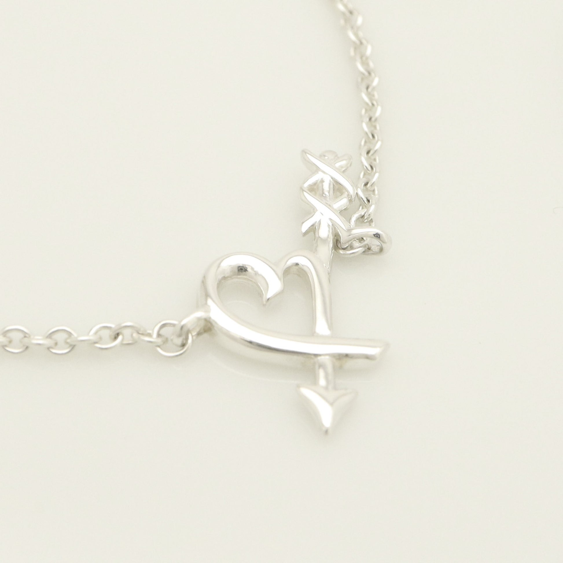 Tiffany & Co. TIFFANY & Co. Loving Heart Arrow Paloma Picasso Bracelet, 925 Sterling Silver, Weight 1.38g