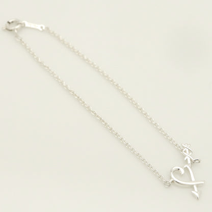 Tiffany & Co. TIFFANY & Co. Loving Heart Arrow Paloma Picasso Bracelet, 925 Sterling Silver, Weight 1.38g