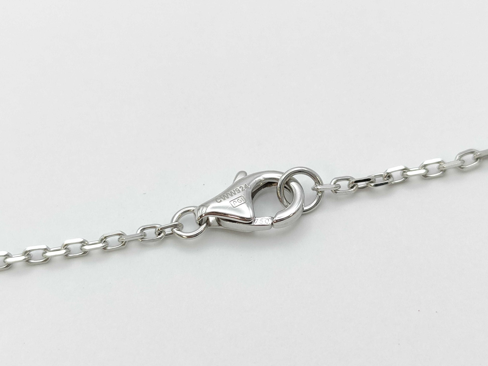 Cartier Love Circle Diamond Necklace in WG Au750, 6.1g 