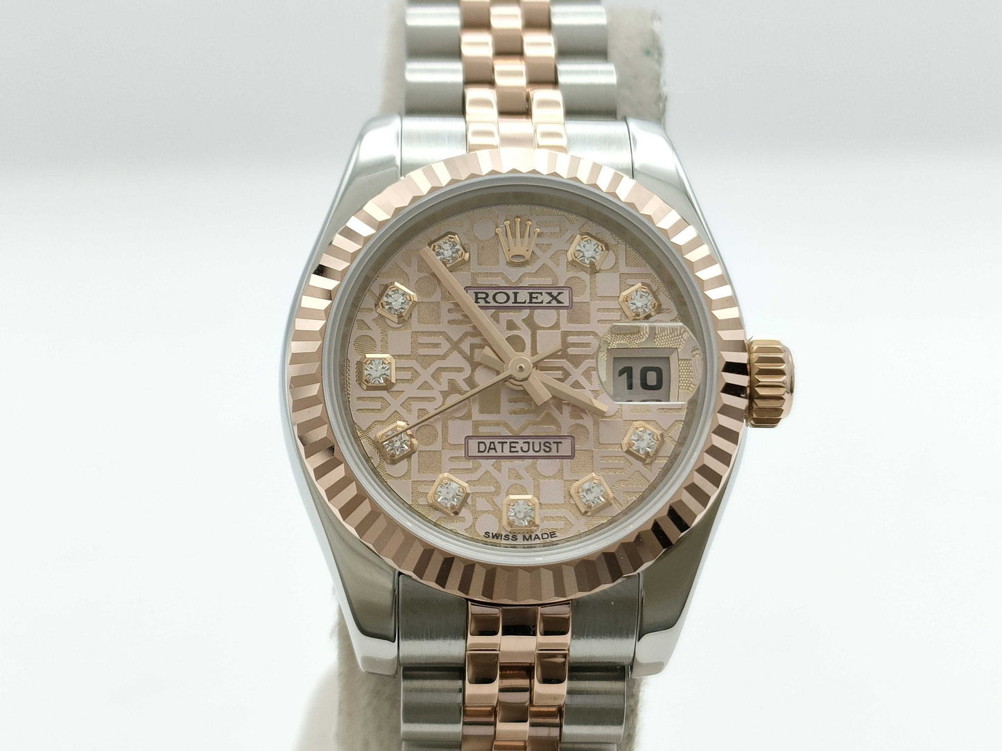 ROLEX 179171G 74Z421S3 Pink Horicon Women's Watch