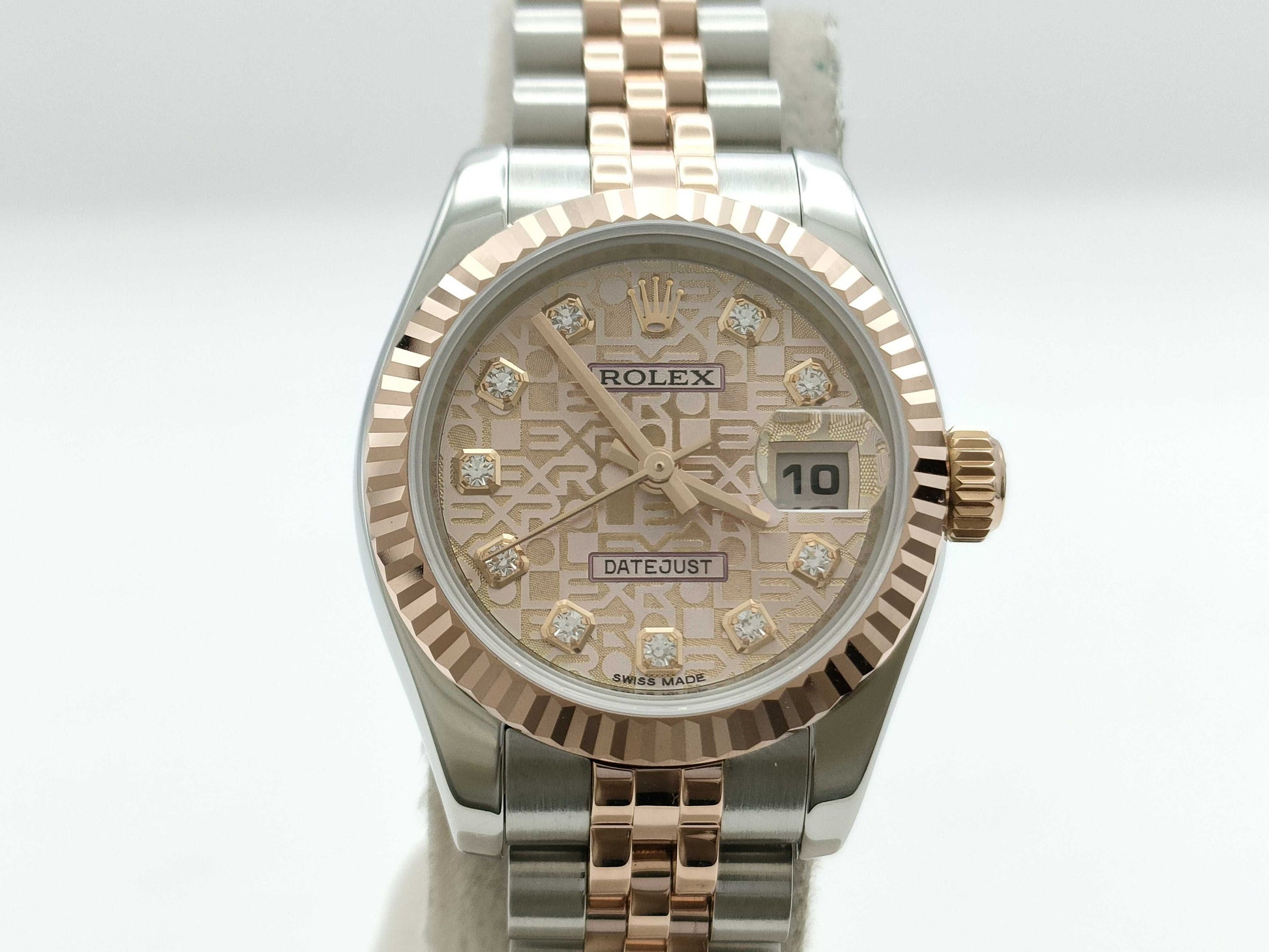 ROLEX 179171G 74Z421S3 Pink Horicon Women's Watch