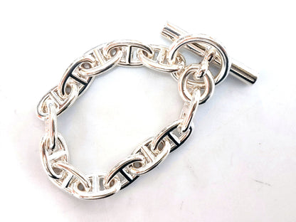 HERMES Chaine d'Ancre MM 13 links 48g SV925 Bracelet Bracelet Bangle