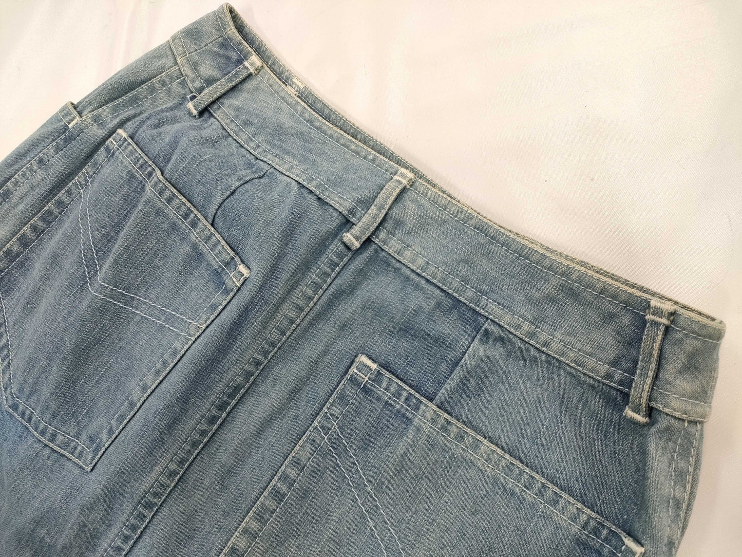 CHANEL Denim Long Skirt 99C Size 36 Skirt