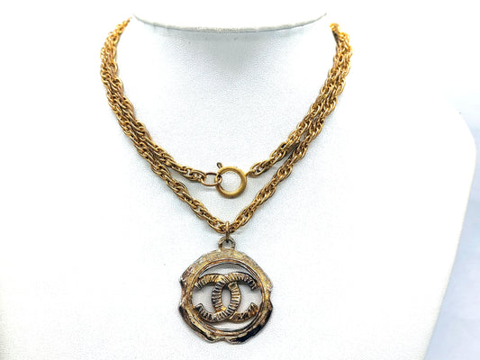 CHANEL Coco Mark Necklace Necklace