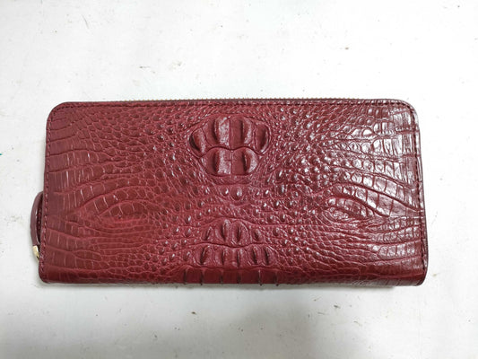 Crocodile leather wallet