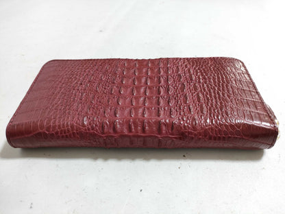 Crocodile leather wallet