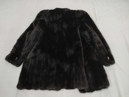 VALENTINO Valentino fur coat, long, fully lined with logo, American Fur Award mink, size F