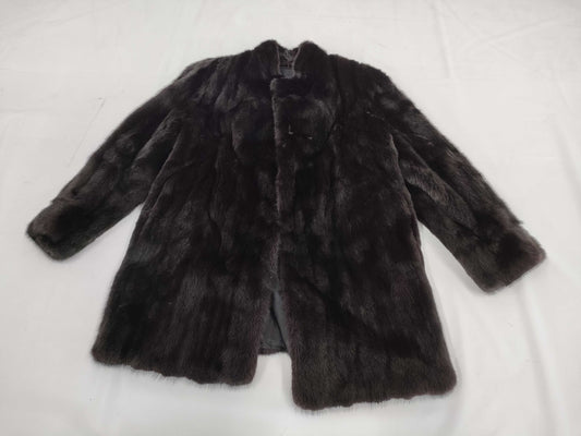VALENTINO Valentino fur coat, long, fully lined with logo, American Fur Award mink, size F
