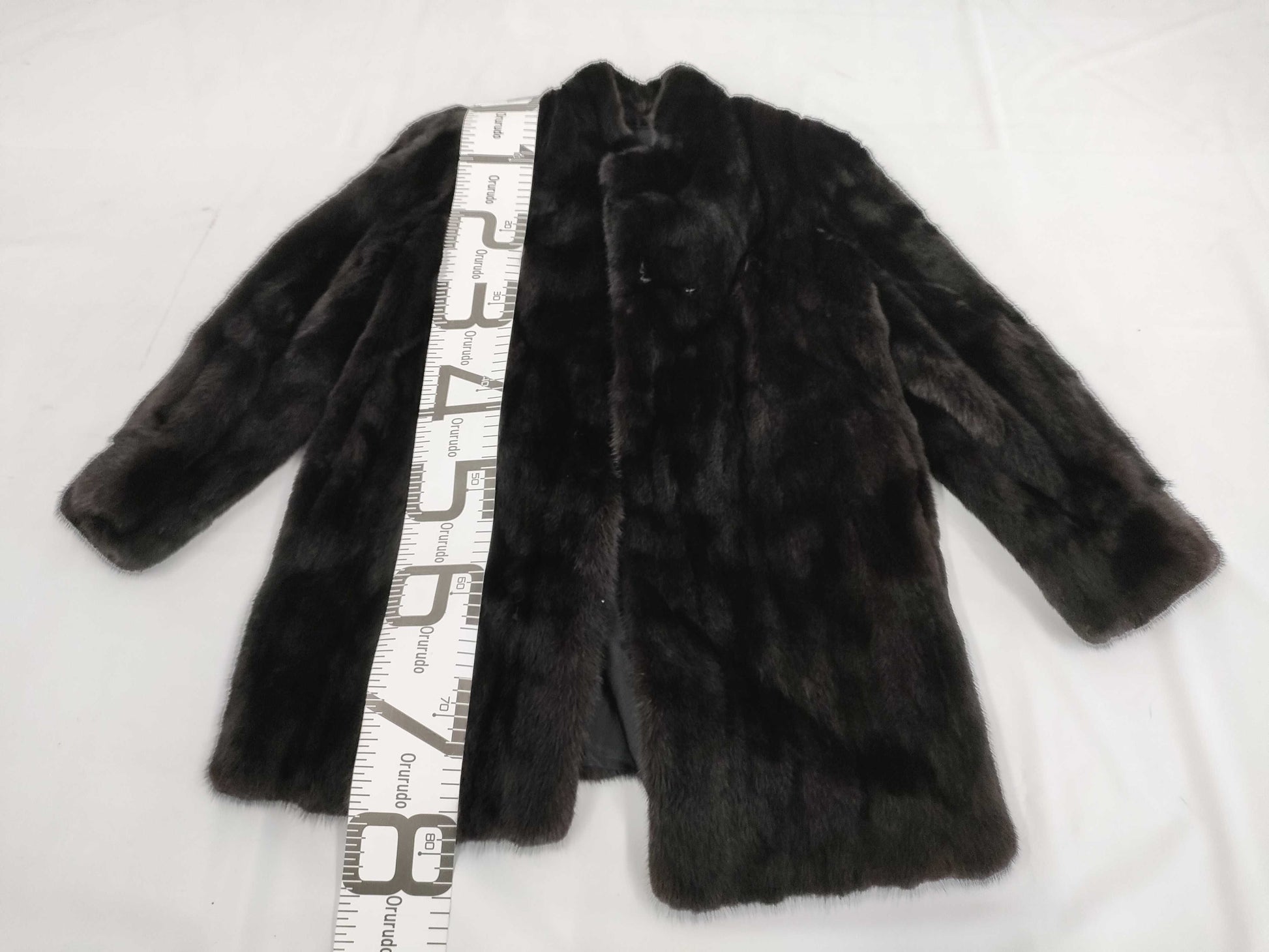 VALENTINO Valentino fur coat, long, fully lined with logo, American Fur Award mink, size F
