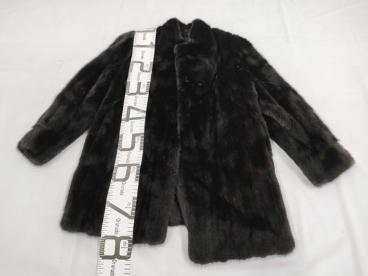 VALENTINO Valentino fur coat, long, fully lined with logo, American Fur Award mink, size F