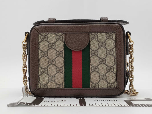 GUCCI GUCCI Gucci Offdia 602576 Chain Sherry Line Shoulder Bag