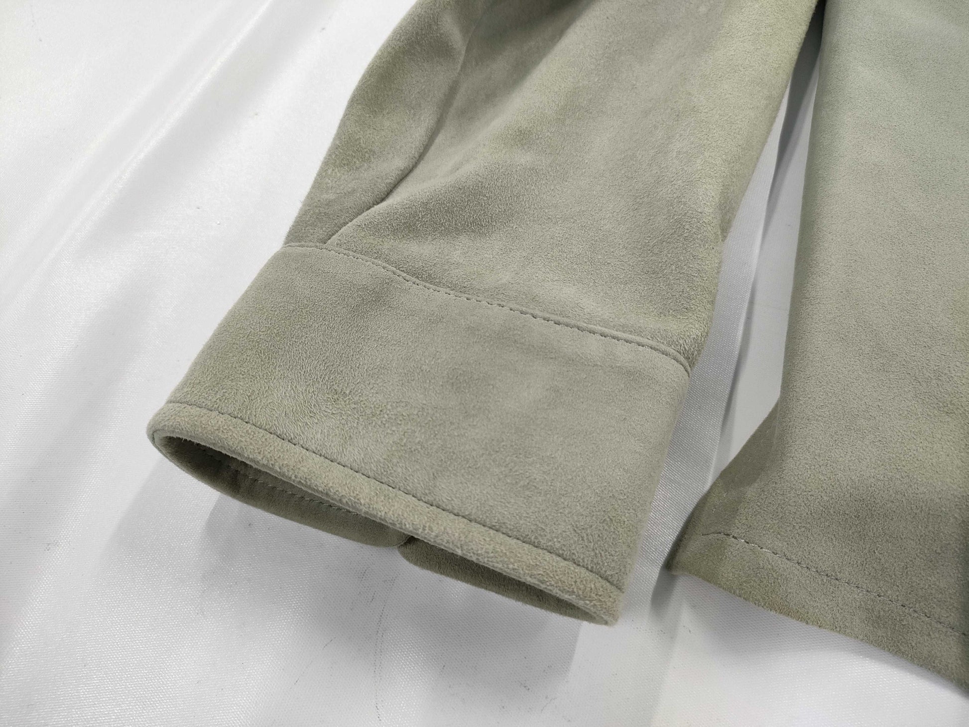 EMMETI Goatskin Jacket Size 48 Hanger Included Tags Stored Jacket