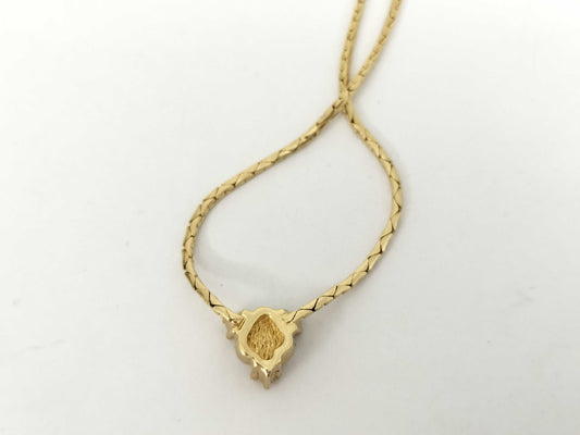 Dior Gold Rhinestone Necklace