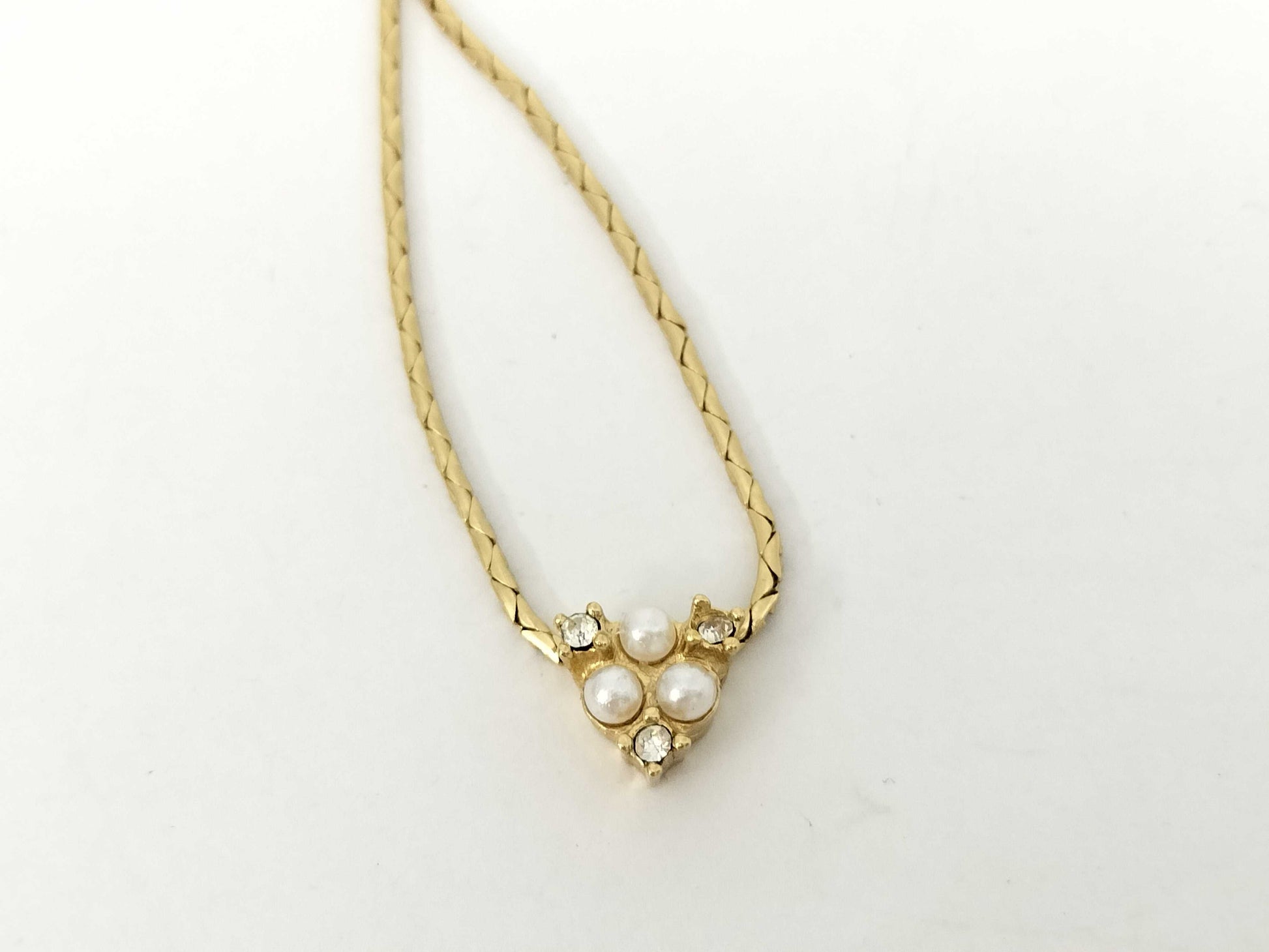 Dior Gold Rhinestone Necklace