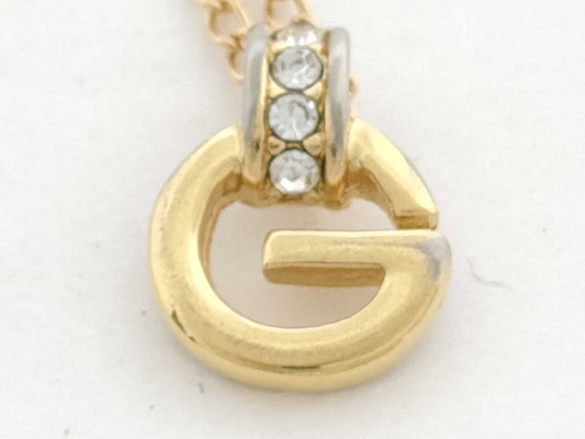 GIVENCHY Rhinestone Gold 3.9g Necklace