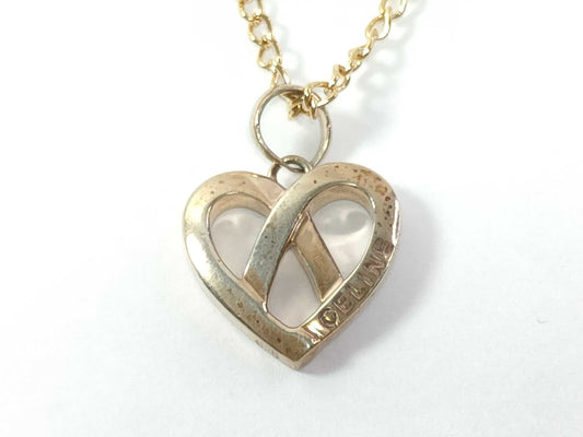 CELINE Heart Necklace Gold Non-Original Chain Necklace