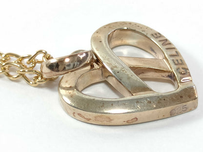 CELINE Heart Necklace Gold Non-Original Chain Necklace