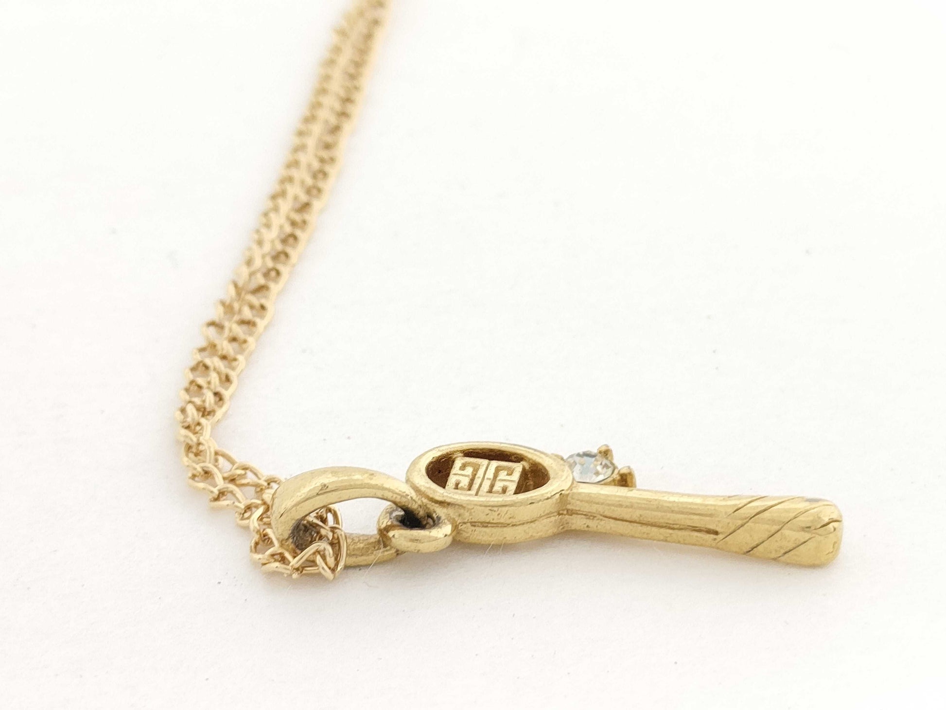 GIVENCHY Rhinestone Gold 4.1g Necklace