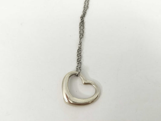 Tiffany & Co. Tiffany & Co. Open Heart Tiffany Necklace Open Heart 925 Non-Original Chain Necklace